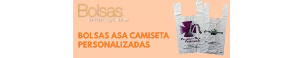 BOLSAS DE PLASTICO PERSONALIZADAS CAMISETA